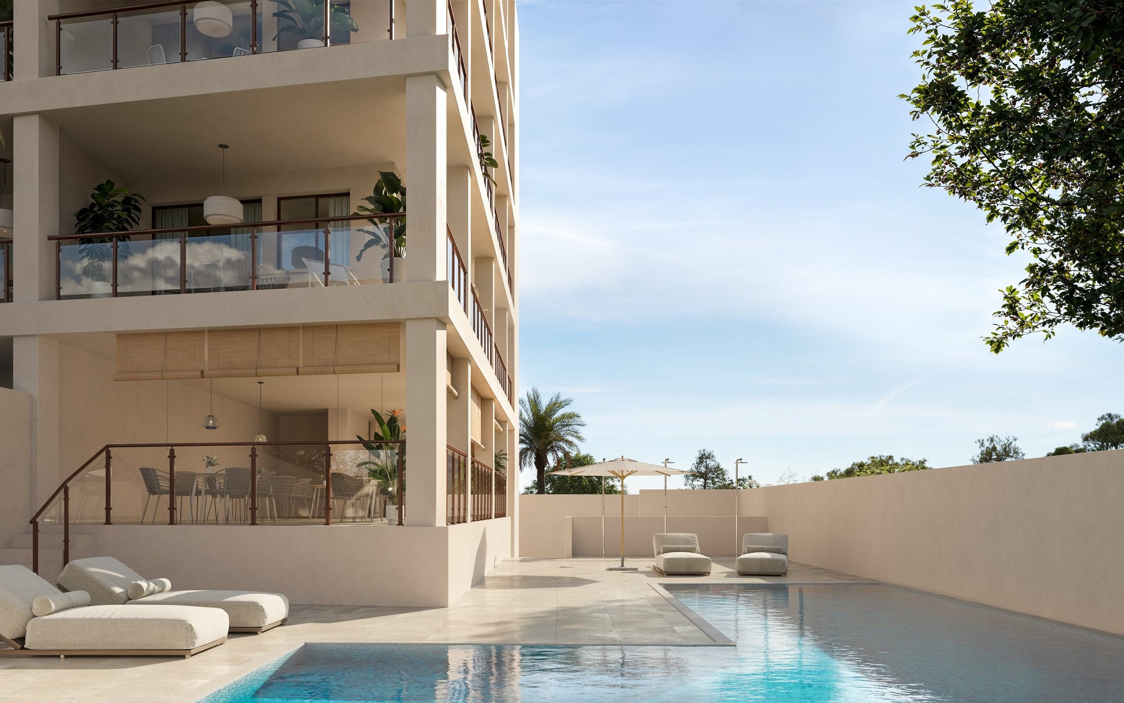 Zona común del residencial