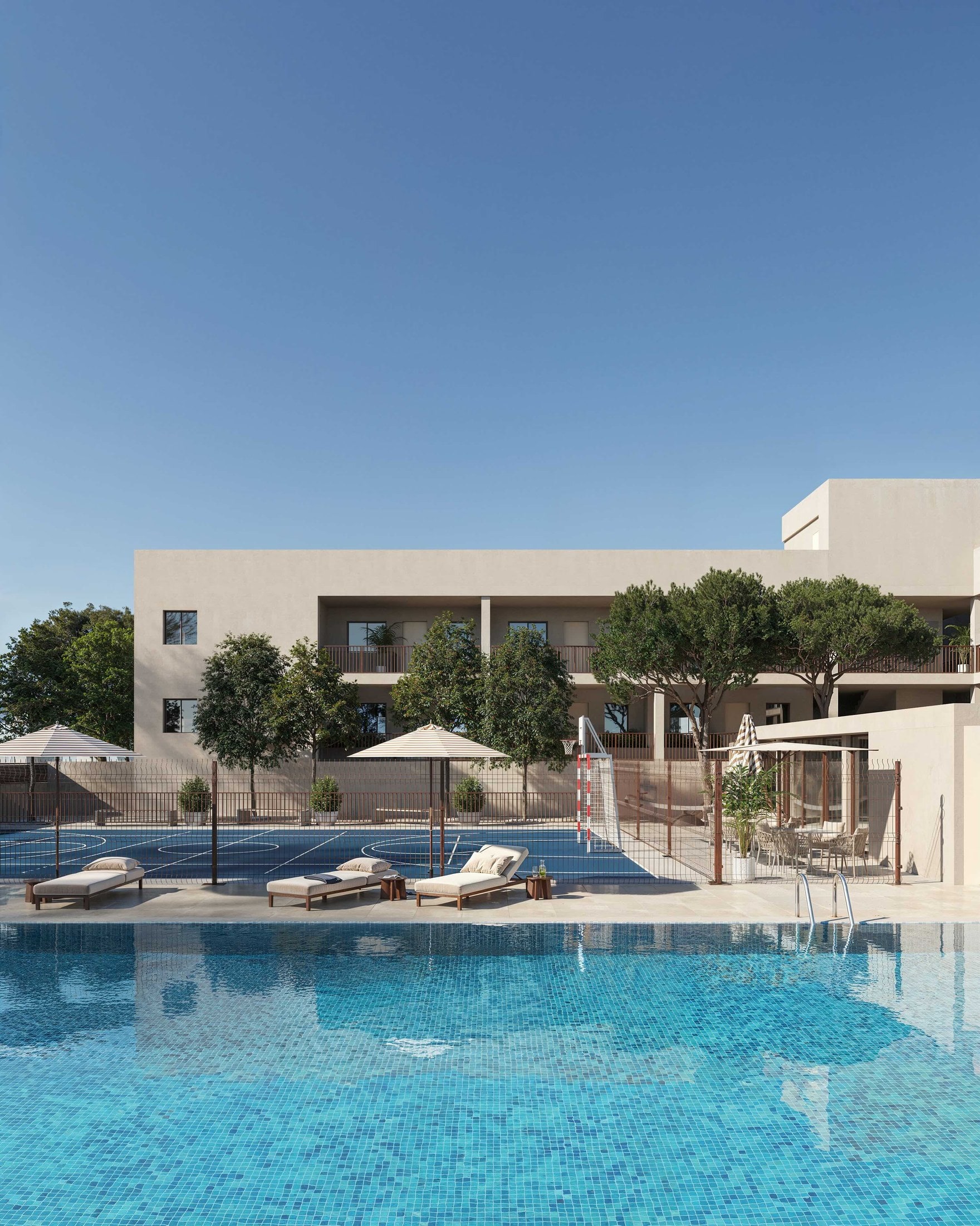 Zona de piscina