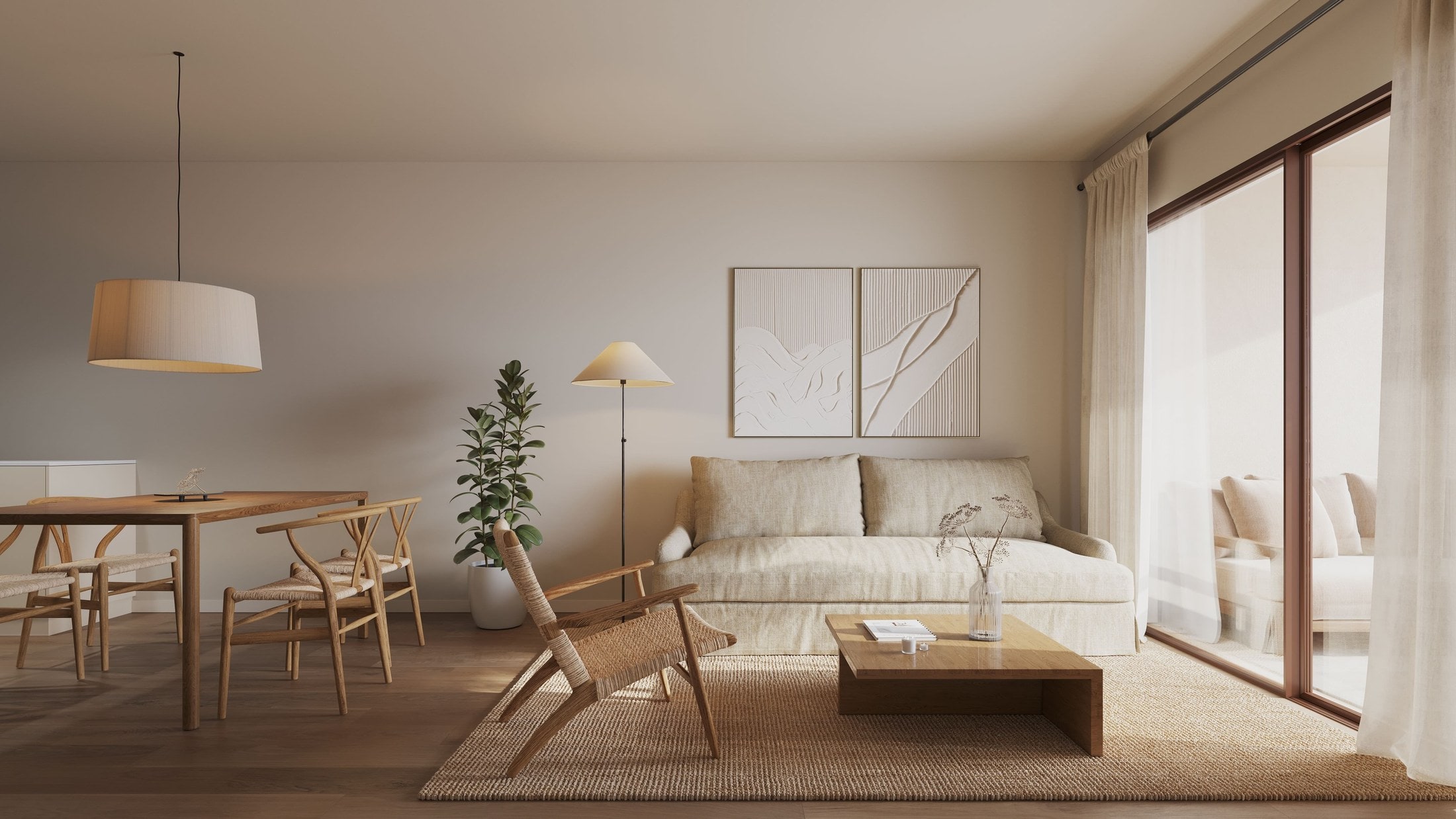 Salón de una vivienda